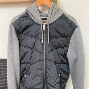 Men’s large diesel zip-front hooded jacket